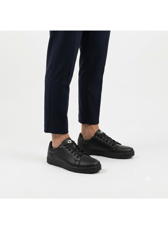 Men’S Casual Lace-Up Sneakers With Low-Top Design And Flat Sole – Everyday Shoes For Work, College, Travel And Outings - Image 1