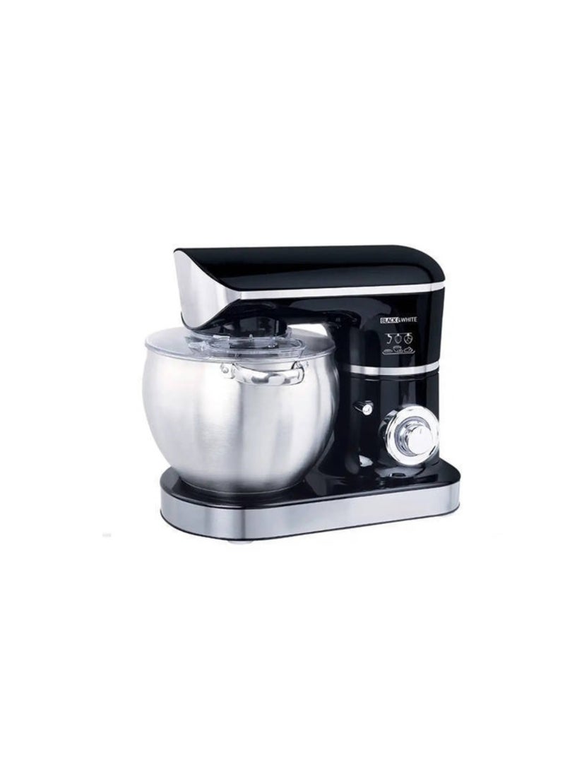 Black & White Professional Mixer, 1800W, 9 L, 6 Speeds, Multicolor, SM-918
