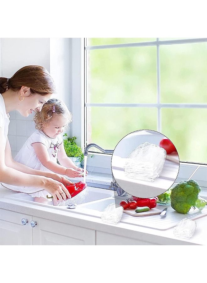 Kitchen Sink Strainer Trash Bag 100 Pcs Sink Strainer Bag Kitchen Sink Trash Mesh Bag Disposable  - Image 5