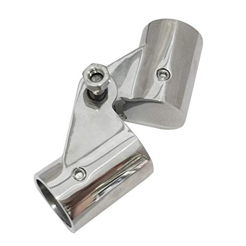 keehui 316SS Boat Tube Connector,Boat Rail Fittings Folding Swivel Connector for 1INCH O.D.tube/pipe Marine Boat Yacht - Image 3