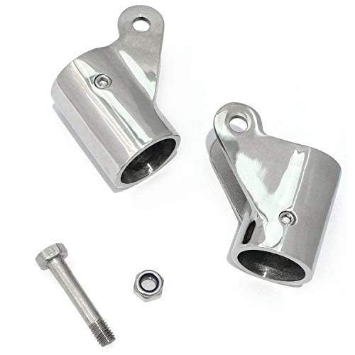 keehui 316SS Boat Tube Connector,Boat Rail Fittings Folding Swivel Connector for 1INCH O.D.tube/pipe Marine Boat Yacht - Image 5