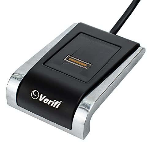 Verifi Smart.Safe. قارئ بصمة الإصبع المكتبي Verifi P2000 USB - Windows Hello، عملية Passkey - Image 1