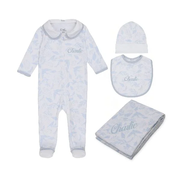 ليتل اي ايه مجموعة أساسيات الأطفال زقزقة العصافير أزرق