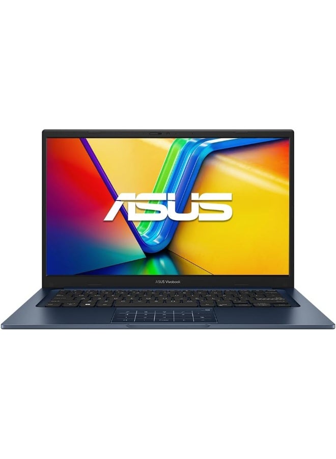 (Upgraded Version) Vivobook 14 Business Laptop 14" FHD 10-Core Intel i7-1355U, 12GB DDR4, 1TB SSD, Intel Iris Xe Graphics, Windows 11 Home, Quiet Blue Quiet Blue English Quiet Blue