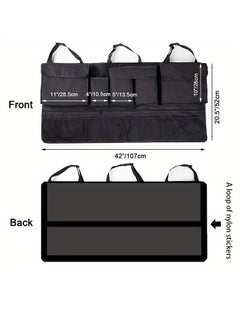 Plus Size Universal Auto Car/ SUV Organizer Trunk Back Seat Storage Bag SUV Car Rear Multifunctional Storage Net Pocket Car Interior Supplies - pzsku/ZD9EE7265637D4CA5A0CEZ/45/_/1733823691/bb04c00c-fba1-4ab4-8cd1-6d4eff4de530