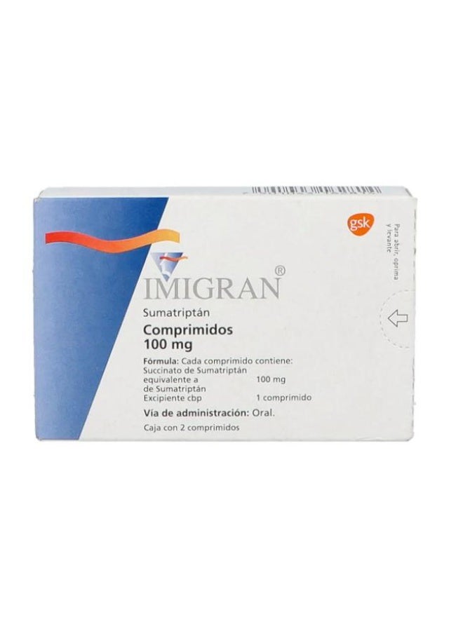 IMIGRAN 100MG TAB 2S