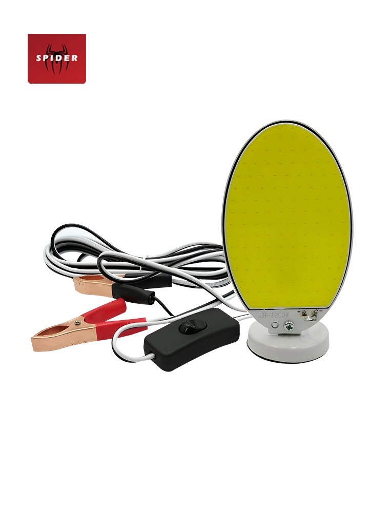 سبايدر SPIDER LED ضوء التخييم 150 واط COB 1080LM سطوع قاعدة مغناطيسية 12 فولت مشبك بطارية مقاوم للماء مصباح العمل في الهواء الطلق للتخييم إصلاح السيارات الصيد الإضاءة في حالات الطوارئ - BL-10793 - Image 2