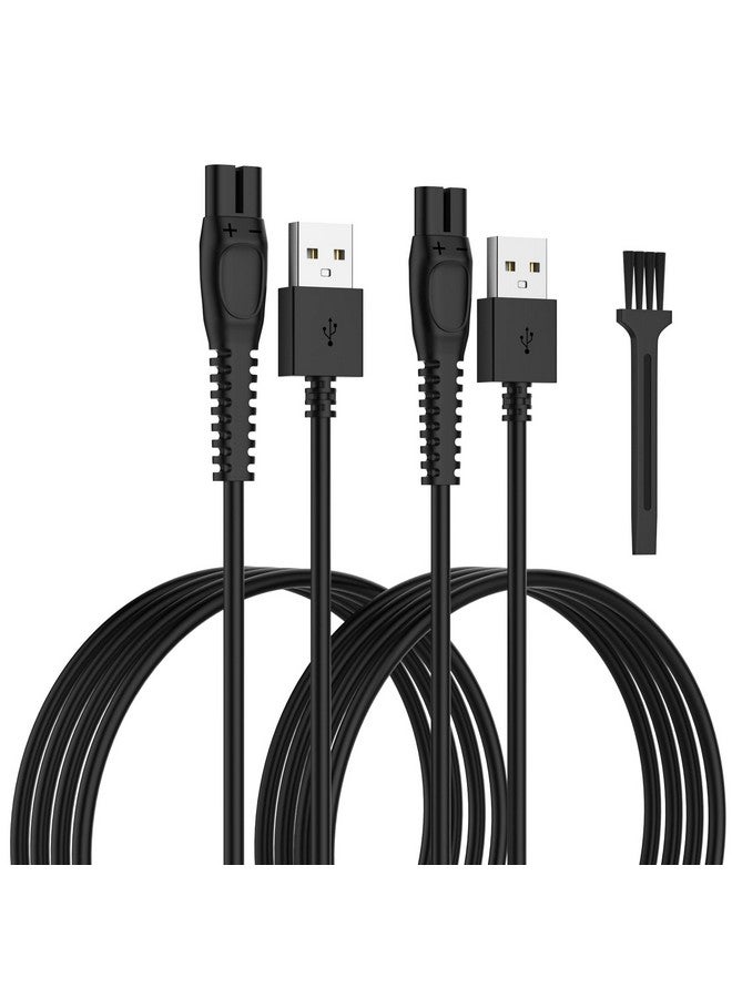 IBERLS Charger Cord For Philips Norelco One Blade Qp2724 Qp2834 Qp1924 Qp1324 Mg5910 Mg7910 Mg9510 X5006 Series 2400 5V Usb Cable [2-Pack, 3,3Ft] - Image 1