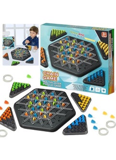 لعبة Triggle، لعبة Triggle Board التفاعلية، لعبة الشطرنج المثلثة، لعبة Triggle المطاطية، لعبة Triggle Chess Board، لعبة Triggle Board، مناسبة للأطفال من سن 3 سنوات
