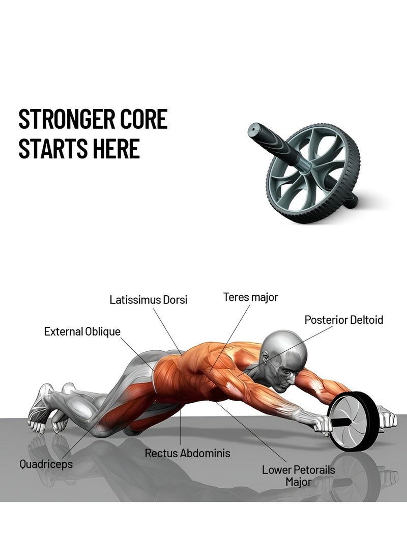 AXOX Fitness Ab Roller Exercise Wheel  - Image 3