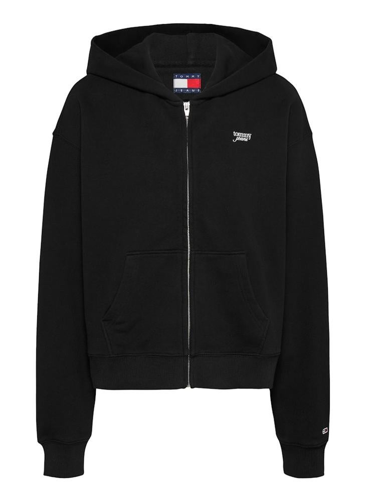 TOMMY JEANS Logo Zip Through Hoodie - Image 5