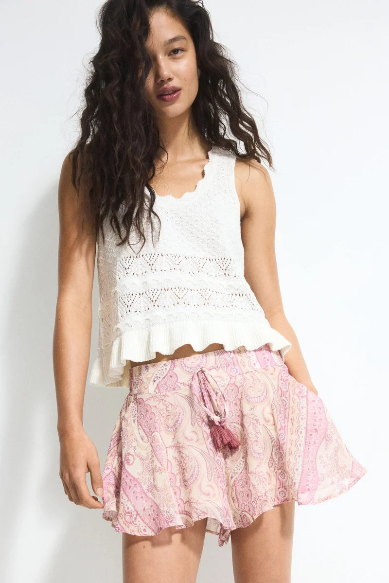 H&M Airy drawstring shorts