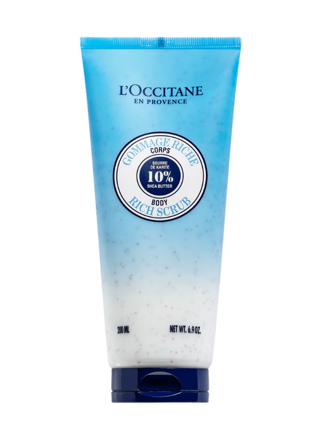L'OCCITANE Shea Butter Ultra Rich Body Scrub 200 ml  - Image 1