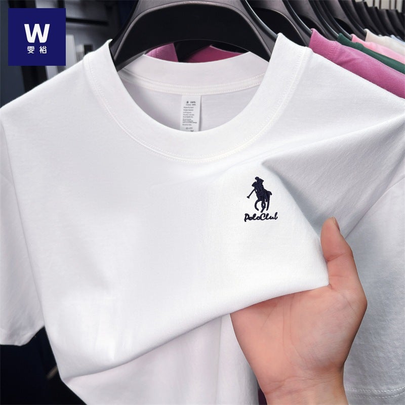 Men's 100% Cotton Round Neck T-Shirt - Image 3