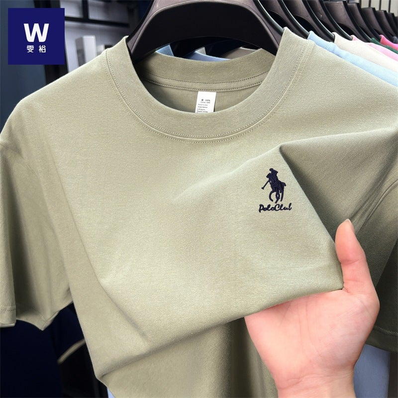 Men's 100% Cotton Round Neck T-Shirt - Image 2