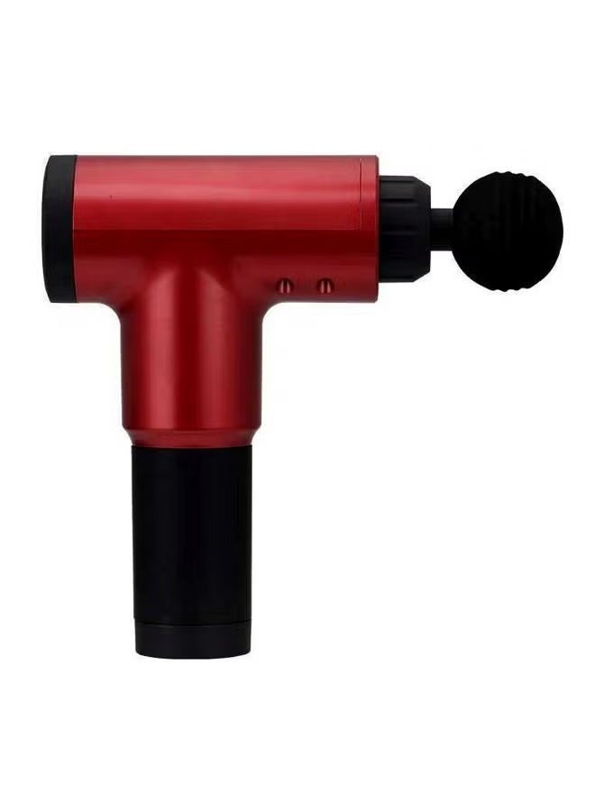 KH-320 Head Massage Gun, 4-in-1 Handheld Electric Fiber Camera Massager, Lightweight Back & Body Pain Relief, 6 Levels Variable Frequency Vibration - Red - Image 4