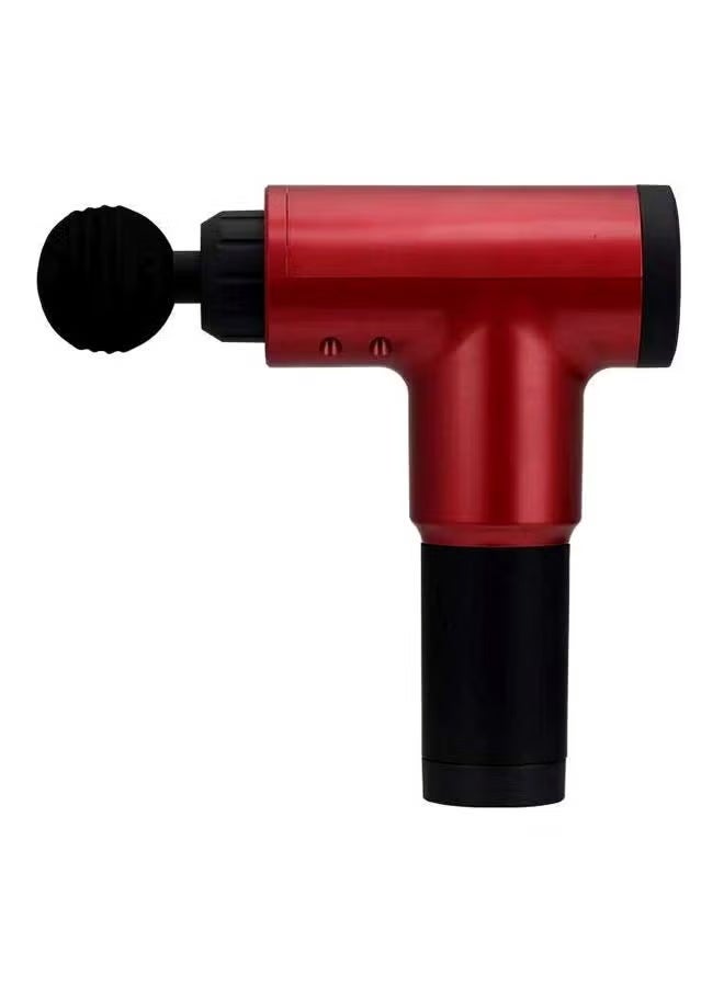 KH-320 Head Massage Gun, 4-in-1 Handheld Electric Fiber Camera Massager, Lightweight Back & Body Pain Relief, 6 Levels Variable Frequency Vibration - Red - Image 1