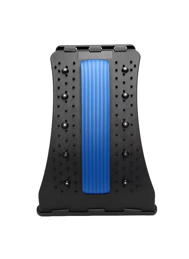 Generic grey and blue Stretcher, Lumbar Back Pain Relief Device(4 Level), Spine Board Deck Multi-Level Back Cracker Lumbar, Pain Relief for Herniated Disc, Sciatica, Scoliosis, Lower and Upper  - Image 2