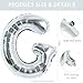 TONIFUL 40 Inch Large Silver Letter G Balloons Foil Mylar Big Letter Balloons for 2026 New Year Eve Graduation Wedding Baby Shower Birthday Party Anniversary Supplies Decorations - Image 4