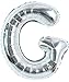 TONIFUL 40 Inch Large Silver Letter G Balloons Foil Mylar Big Letter Balloons for 2026 New Year Eve Graduation Wedding Baby Shower Birthday Party Anniversary Supplies Decorations - Image 2