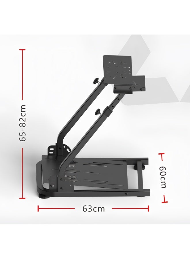 بلو فاير قاعدة محاكاة سباق قابلة للطي Bluefire 6008 – حامل عجلة قيادة ودواسات وناقل حركة قابل للتعديل | هيكل فولاذي متين | تصميم مريح وموفر للمساحة لمحبي ألعاب السباق - Image 4