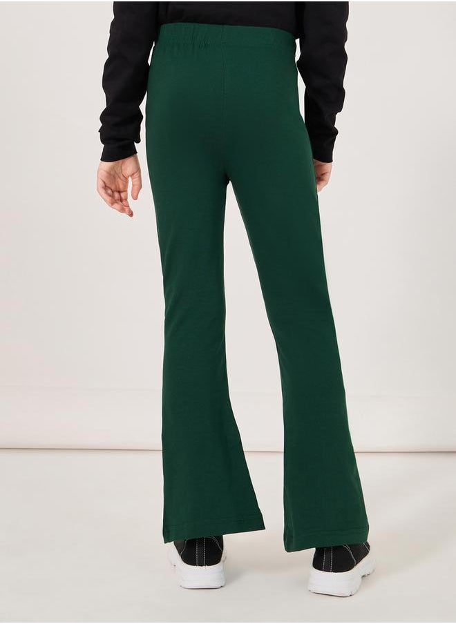 Styli - Front Split Detail Solid Leggings - Image 1