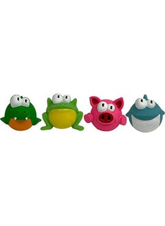 Multipet Lyla Latex Animals 2.5" Dog Toy (Pack of 4)