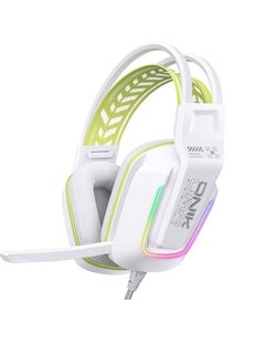 X13 RGB Colorful Lighting Wired Gaming Headset with Microphone – Immersive Stereo Sound, Noise-Canceling Mic, Comfortable Over-Ear Design, LED RGB Lights for Gaming, Streaming & Communication