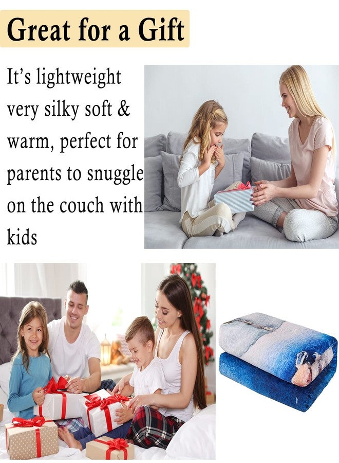 UBeesize Extra Soft Fleece Throw Blanket - Queen Size for Couch, Sofa or Bed, Cozy, Fluffy and All-Season, Decorative Blanket for Kids' Birthday Gifts, Silky and Warm, 60 x 80 Inches - Image 3