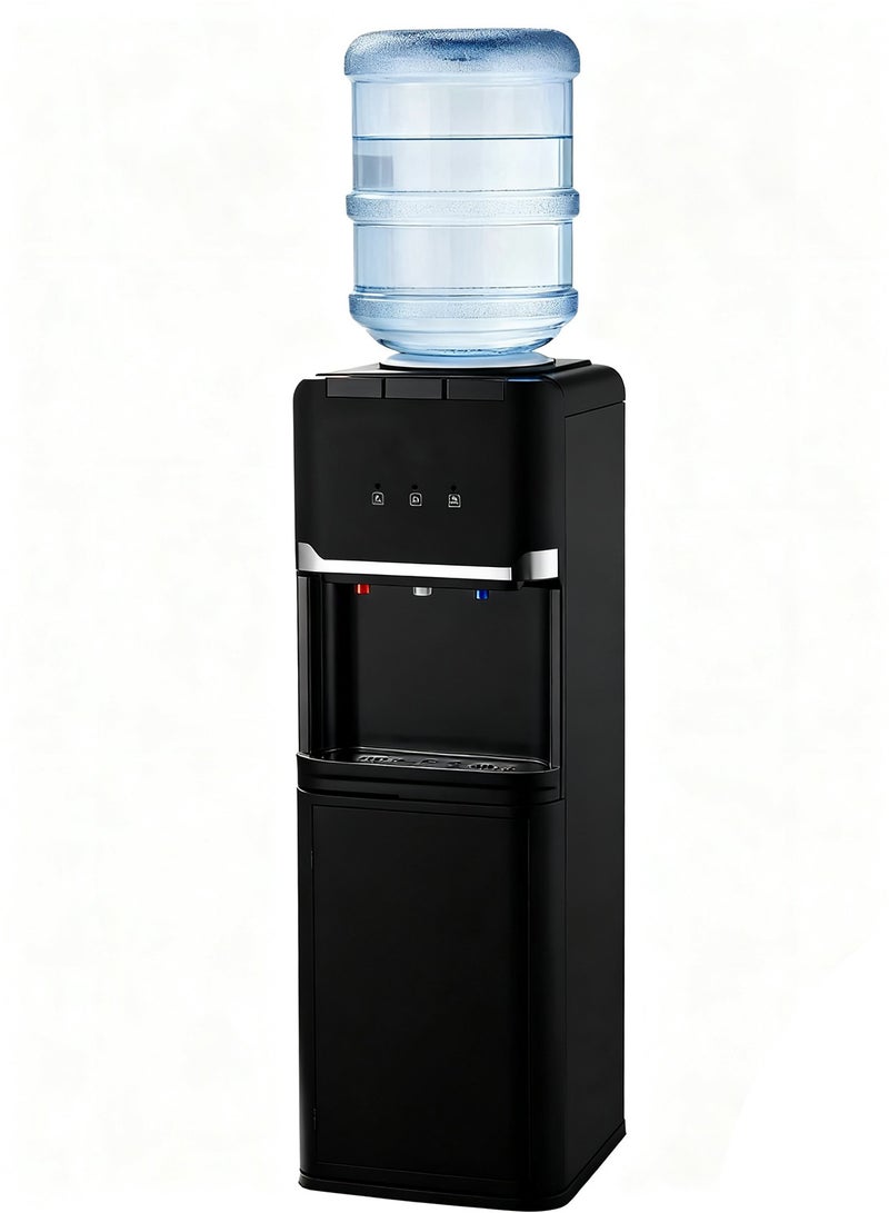 WEMART Water Dispenser,Electric Hot and cold bottom load water dispenser with Stainless Steel Tank Black - Image 1