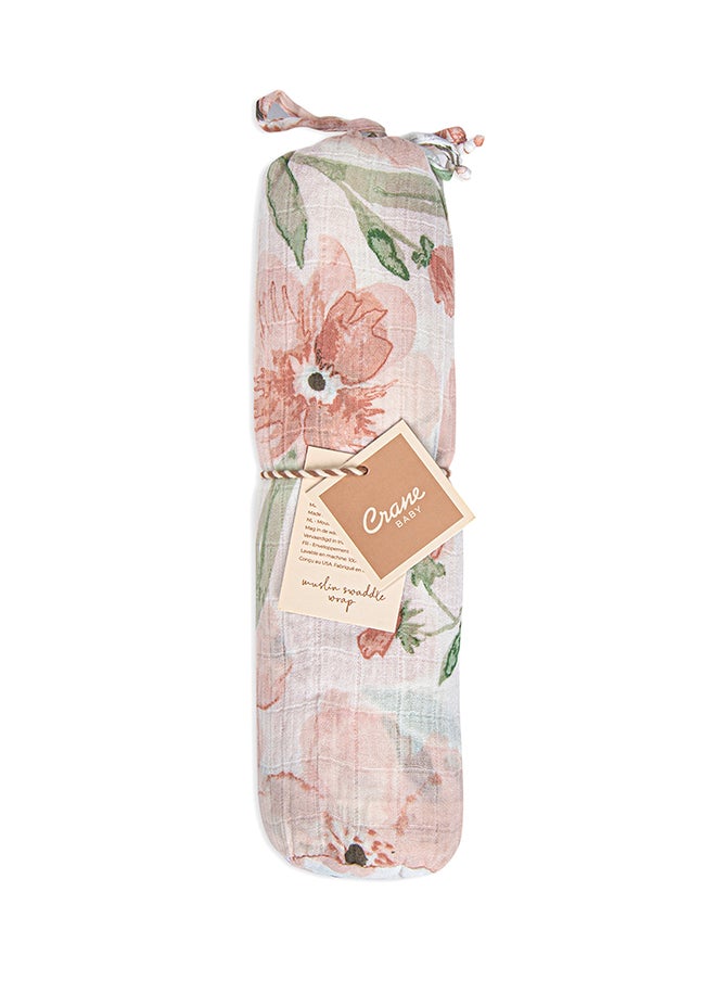 Crane BABY Parker Single Swaddle Wraps (Floral)  - Image 2