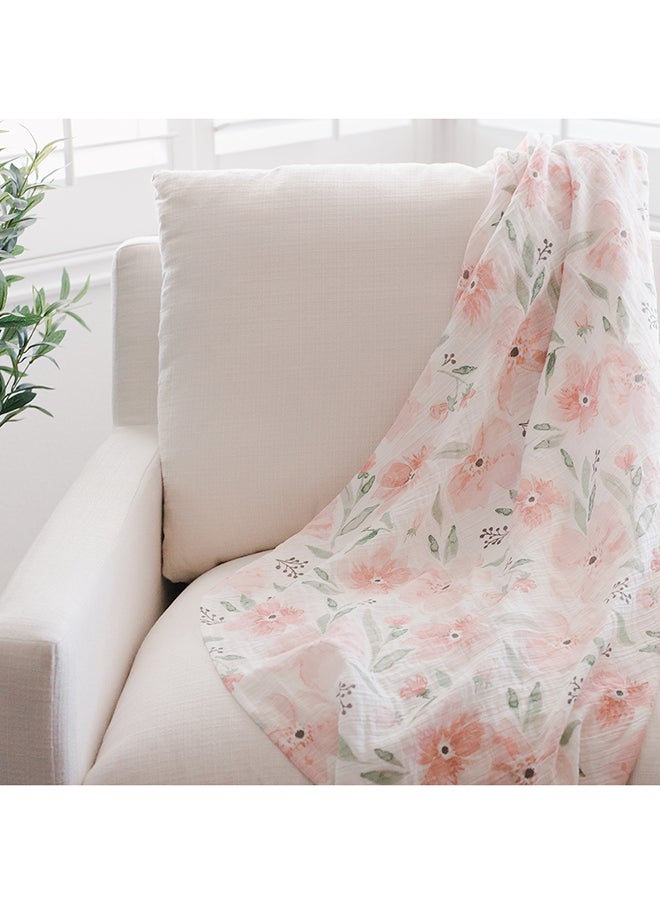 Crane BABY Parker Single Swaddle Wraps (Floral)  - Image 4