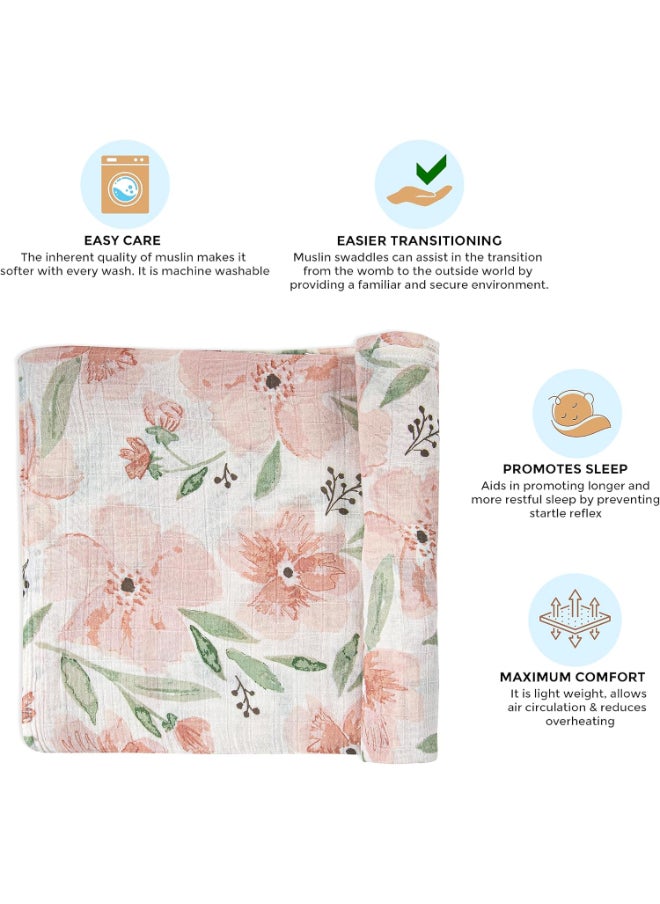 Crane BABY - Parker Single Swaddle Wraps (Floral) - Image 1
