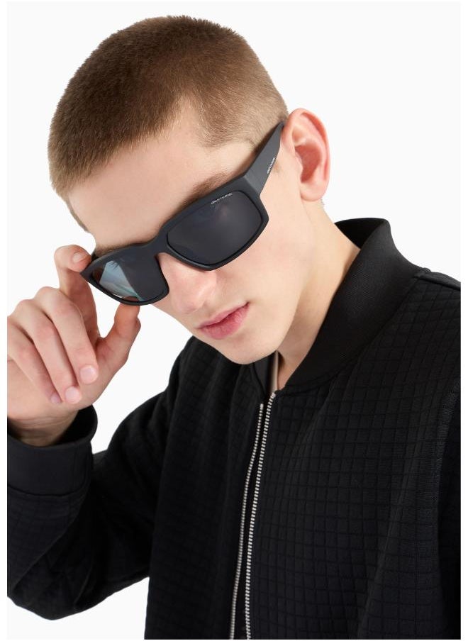 Armani Exchange - Full Rimmed Rectangular Sunglasses 0AX4142SU 61 807887 - Image 1
