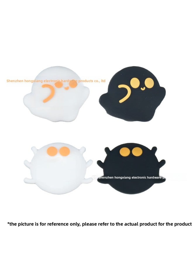 Loquat Little Ghost Spider Rocker Cap Suitable For Nintendo Switch Handle Rocker Silicone Protective Cover-Product Color:Set 2 Packaging Is Non-returnable And Non-exchangeable - Image 1