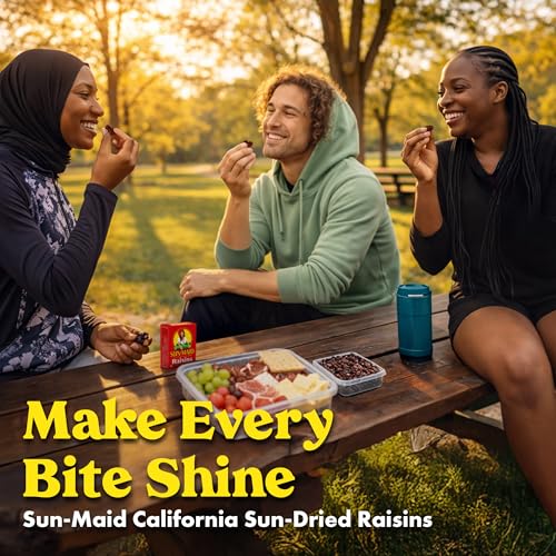 SunMaid California SunDried Raisins  6 Pack 1 oz SnackSize Box  Dried Fruit for Healthy Snacks School Lunches and Natural Sweeteners - Image 5