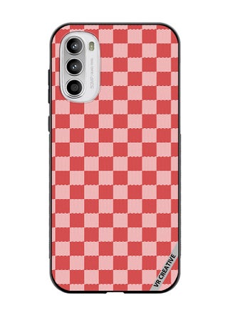 Protective Case Cover For Motorola Moto G82 Red Checkerboard Abstract Textured Checkers Design Multicolour - pzsku/ZD9F00E58F5EBE5BEABFDZ/45/_/1683907383/0a32646d-5bd0-4782-a7ff-5c694f341161