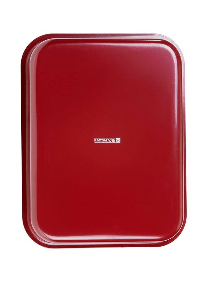 Royalford Non-Stick Rectangle Baking Tray Aluminium Alloy 32Cm Durable Non-Stick Coating For Easy Food Release And Cleanup Multicolor - Image 3