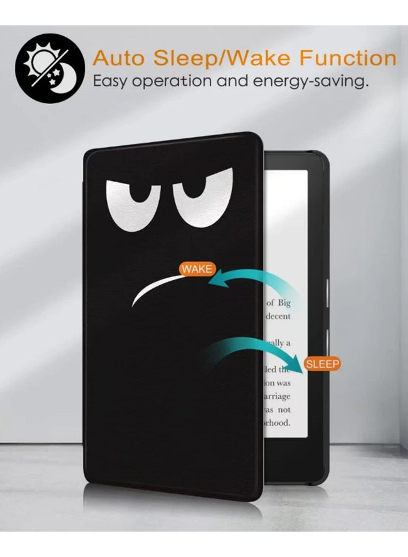 "غلاف مغناطيسي ذكي لعام 2021 لكل إصدارات كيندل بيبروايت 5 سيجنيشر (الجيل الحادي عشر) مقاس 6.8 بوصة، مع خاصية التشغيل والإيقاف التلقائي، مقاوم للماء، وحماية من جلد البولي يوريثان" - Image 4