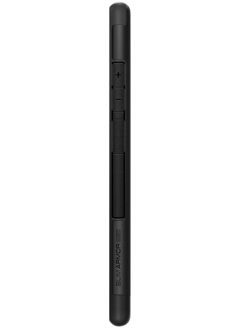 Spigen - Slim Armor MagFit for Samsung Galaxy S24 ULTRA case cover with Kickstand MagSafe compatible - Black - Image 1