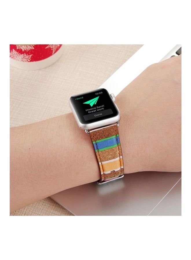 NIBEMINENT Replacement Watchband for Apple Watch Series 3/2/1 38mm Multicolour - Image 5