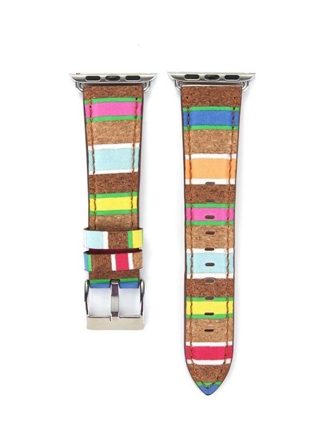NIBEMINENT Replacement Watchband for Apple Watch Series 3/2/1 38mm Multicolour - Image 2