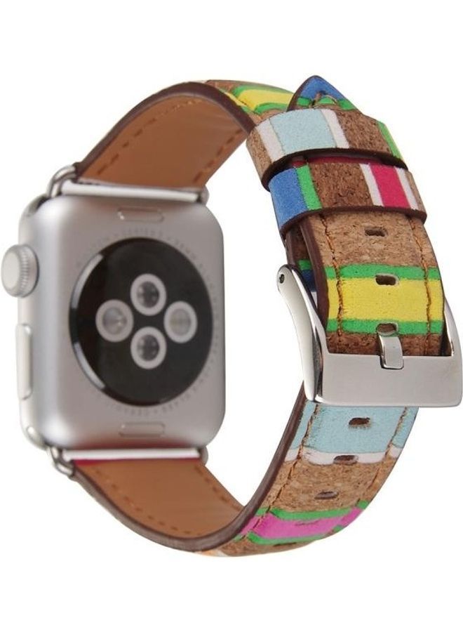 NIBEMINENT Replacement Watchband for Apple Watch Series 3/2/1 38mm Multicolour - Image 3