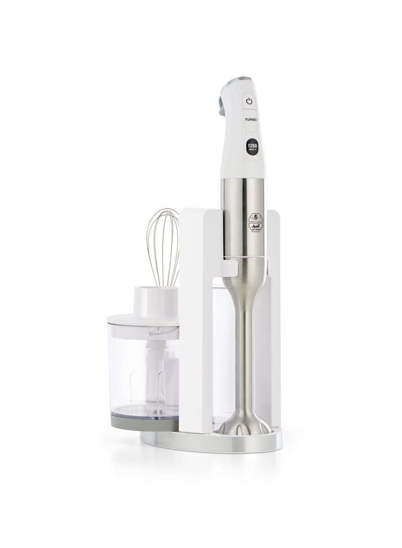 Alsaif 5-In-1 Electric Hand Mixer 1200 W E02434 Silver/White E02435 Silver/White - Image 3
