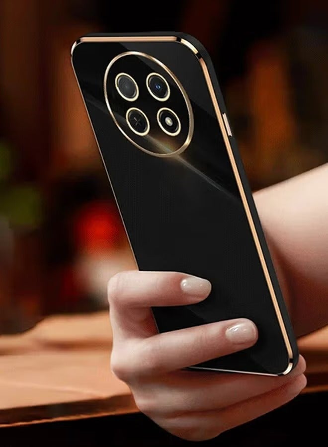 Case Cover for HUAWEI Nova 14i 4G / Nova Y91 4G Mobile Phone, Luxury Plating Soft Back Cover, Raised Full Camera Protection - Image 2
