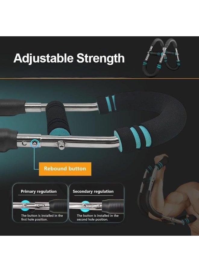 إيسي مدرب الذراع الدوارة، تمرين الصدر القابل للضبط لتعزيز عضلات الجسم العليا، تمرين موسع الصدر القابل للفصل للرجال والنساء، معدات اللياقة البدنية المنزلية - Image 2