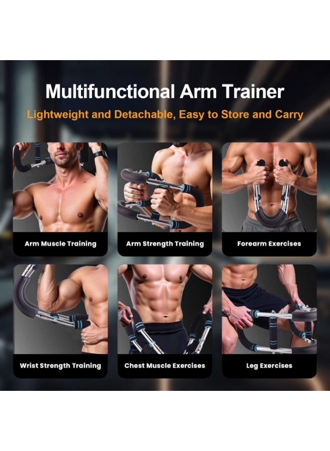 إيسي مدرب الذراع الدوارة، تمرين الصدر القابل للضبط لتعزيز عضلات الجسم العليا، تمرين موسع الصدر القابل للفصل للرجال والنساء، معدات اللياقة البدنية المنزلية - Image 4