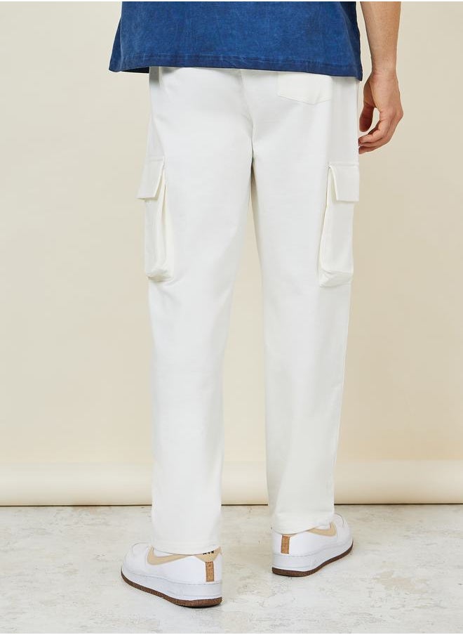 Styli - Oversized Straight Leg Cargo Joggers - Image 1