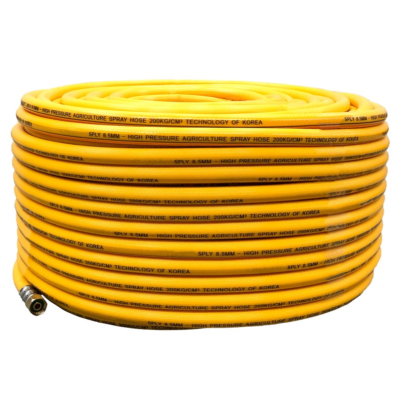 DVI 8.5MM 5 Layered Heavy Duty High pressure hose pipe for bike/car wash, gases, pesticides spray, water delivery, household cleaning (DVI (8.5MM) 15 MTR HOSE PIPE) - Image 4