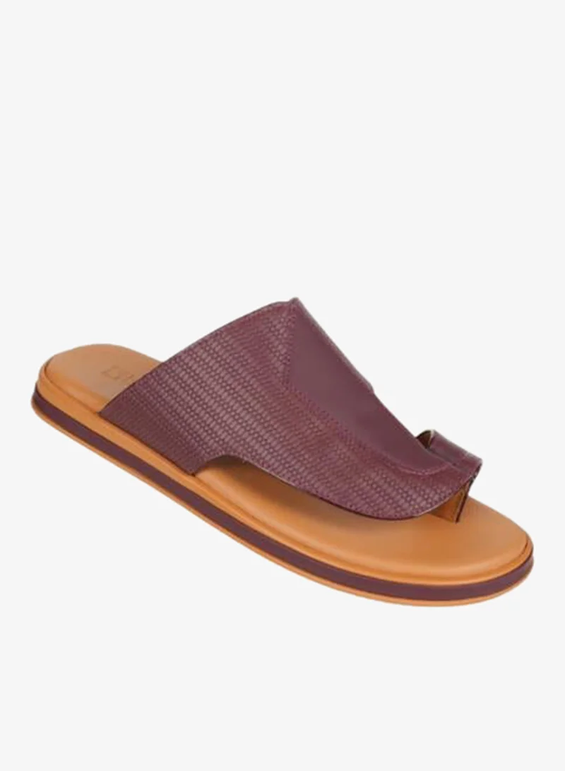 بارجيل أونو صنادل رجالي بارجيل أونو بأصابع كاجوال بوم - عنابي